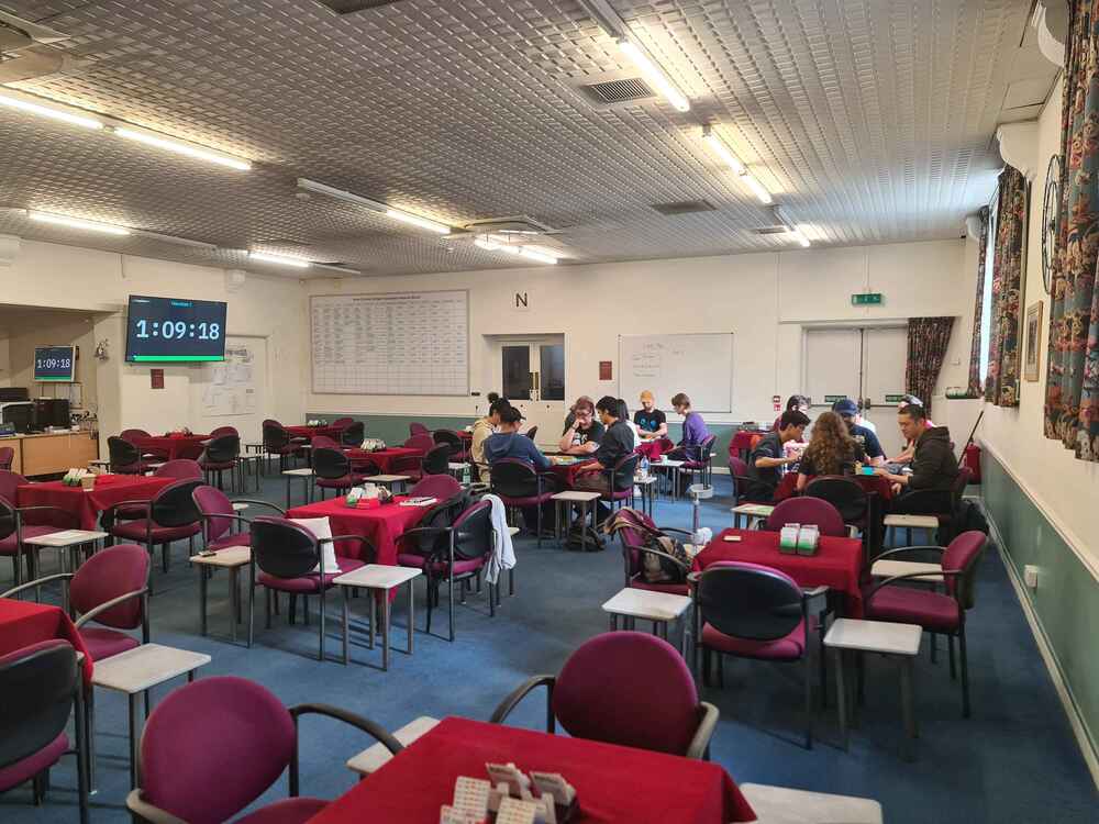 The players commence play at Bristol Bridge Club