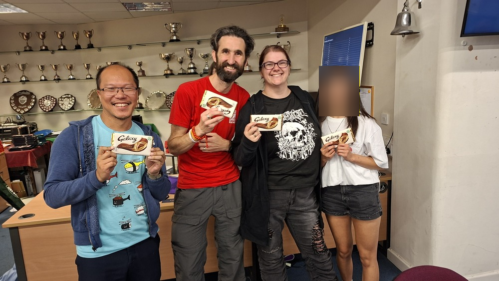 The Road to Riverside mock tournament podium