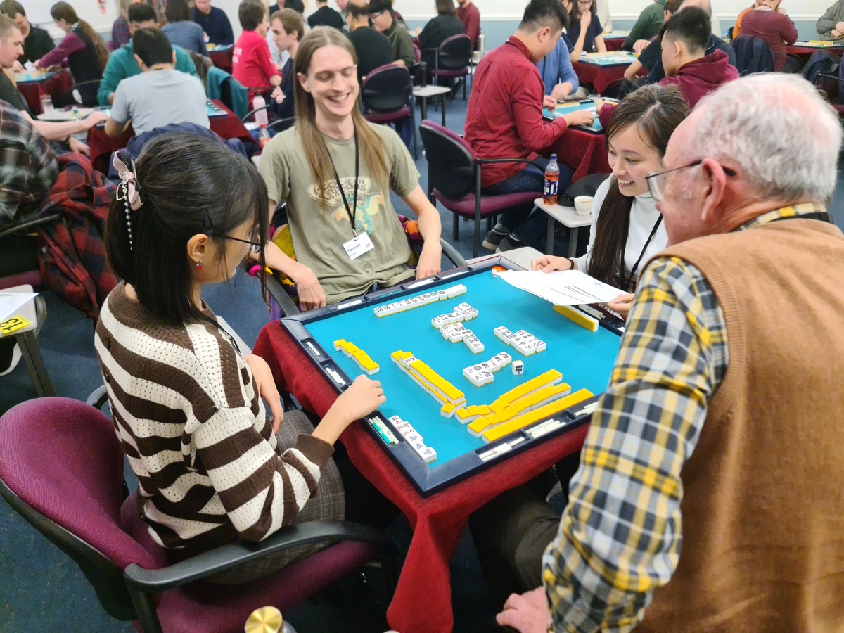 Sam achieves all triplets, three concealed triplets, ron in round 2